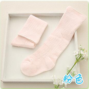 baby Spring/Autumn Tights Cotton Baby Girl Pantyhose Kid Infant Knitted Collant Tights Soft Infant Clothing: Gray / 12M