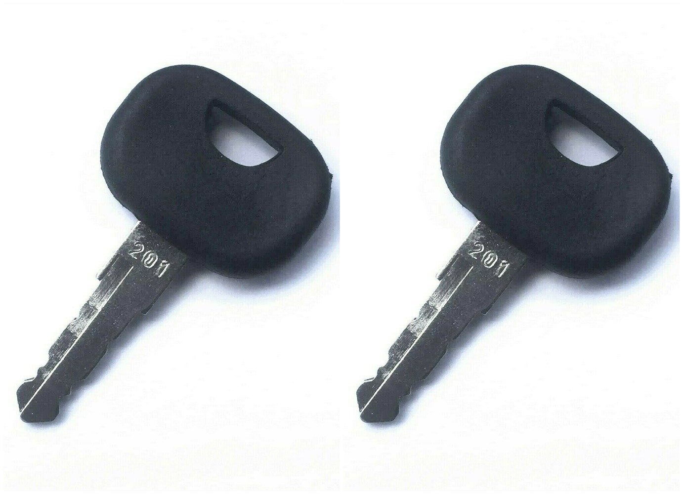 (2) Para Takeuchi TW65 y TW80 cargadora de ruedas llave de encendido 3643912 #201