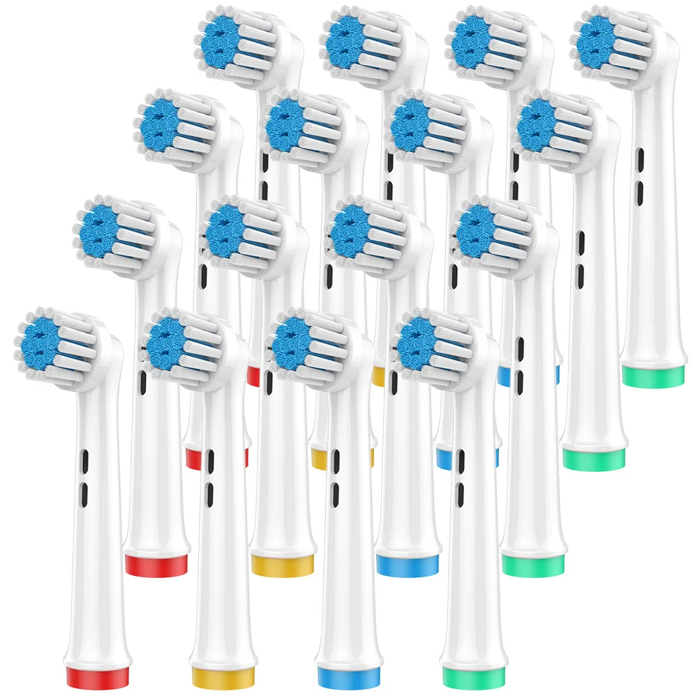 Ersatz-Zahnbürstenköpfe, kompatibel mit Oral B Braun elektrischen Zahnbürsten, Bürstenkopf-Nachfüllungen 1000 1500 3000 7000 7500 8000