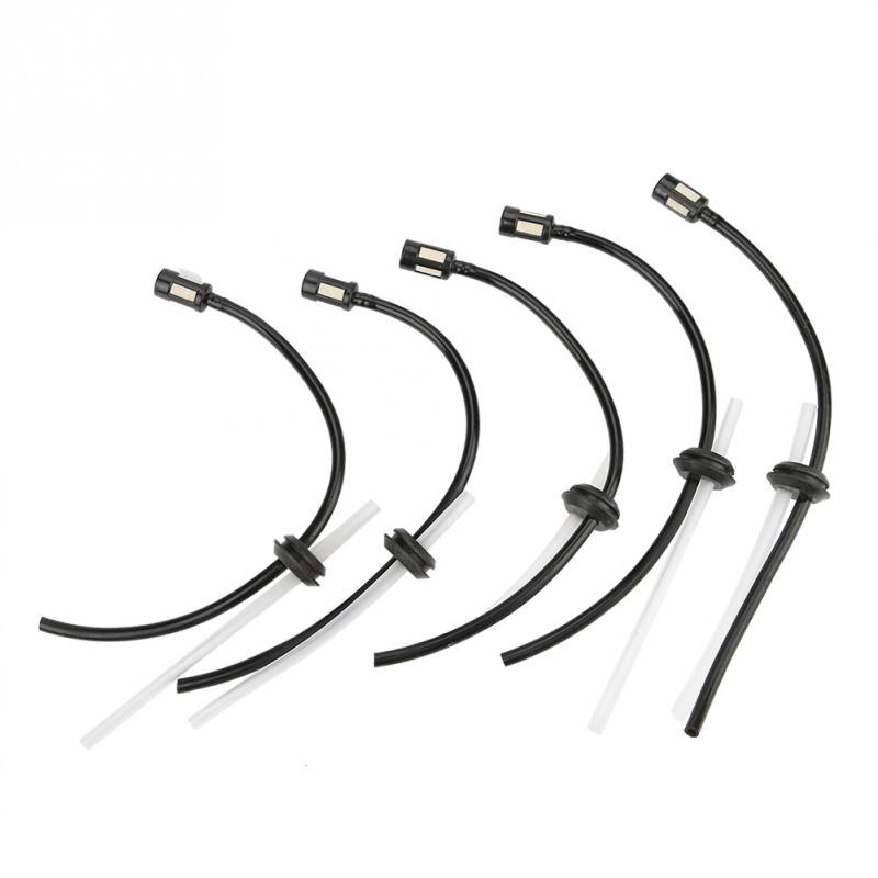 5Pcs Fuel Hose Assy With Fuel Filter Strimmer Brushcutter Replacement Parts Fuel Hose