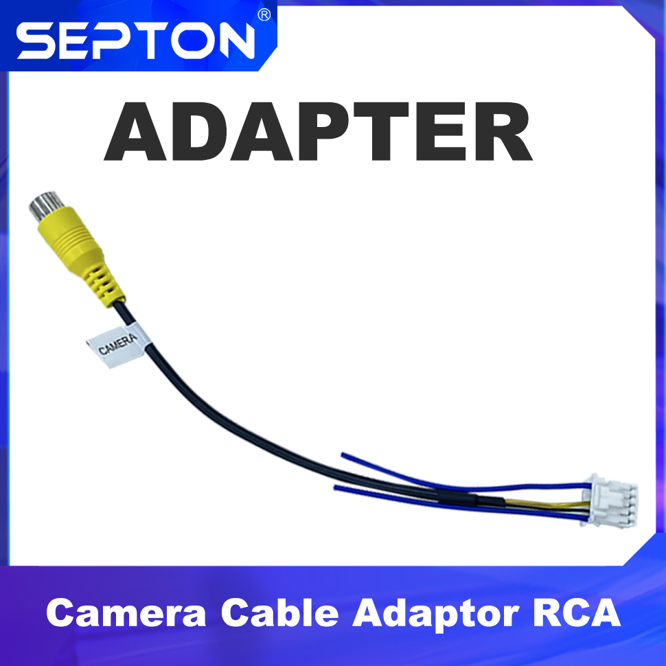 Cable de vídeo RCA de 10 pines para conectar cámara de marcha atrás con reproductor Multimedia de coche para cámara de visión trasera de coche Cable Universal