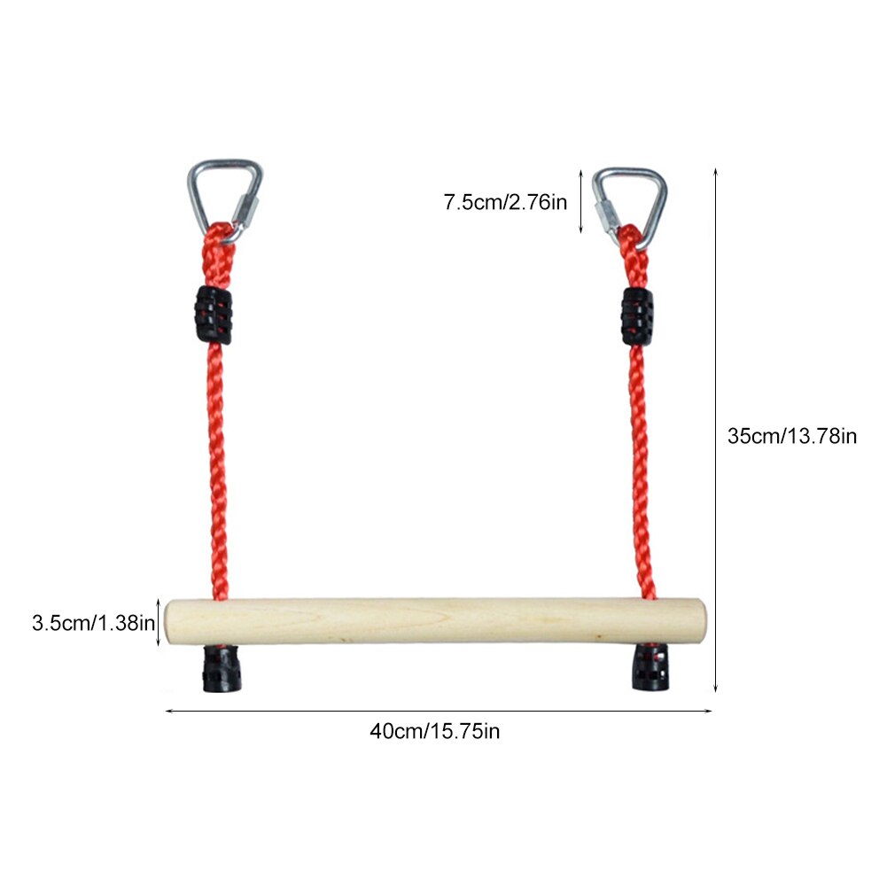 Sports Kids Climbing Indoor Outdoor Playground Activity Trapeze Swing Bar Game Training Children Home Accessories Fitness Ring