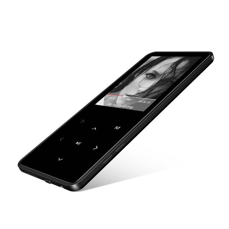 Original bluetooth  mp3 -spiller innebygd høyttaler bærbar sport mini med 2.4 tommers skjermstøtte fm, opptak, e-bok, klokke