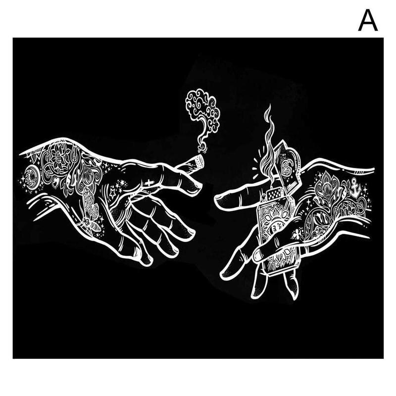 Indian Mandala Tapestry Wall Hanging Digital Printing Tapestry Home Wall Hanging Beach Towel Cushion Home Art Psychedelic Decor: A