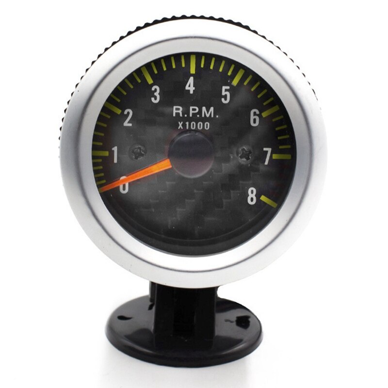Auto-Tachometer Tacho Messgerät 52mm Universal- Auto 12VLED Tacho Meter