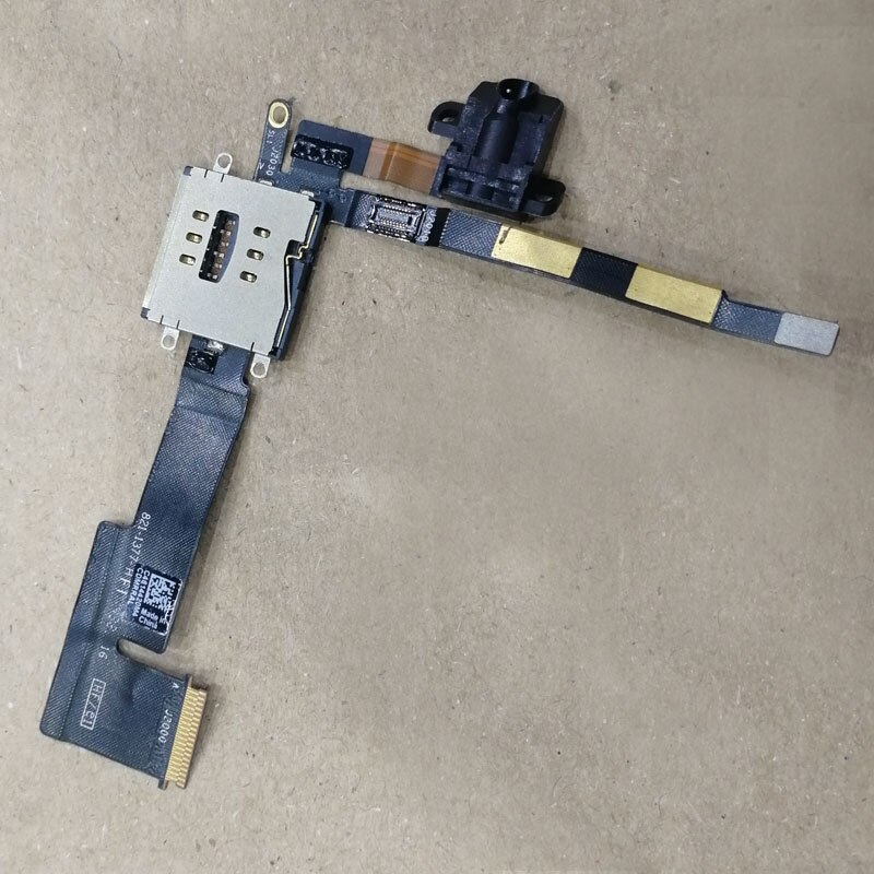 Headphone Jack Flex Kabel Voor Ipad 2 Ipad 2 A1395 A1396 Oortelefoon Audio Connector Sim Kaartlezer Slot Lade Houder 3G Wifi Verison