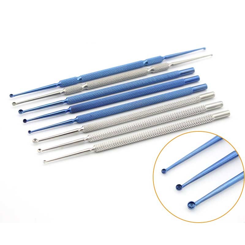 SML Size Titanium alloy Microscopic Instruments Ophthalmic Instruments Tarsal Gland Cysts Tweezers meyerhoefer chalazion curett