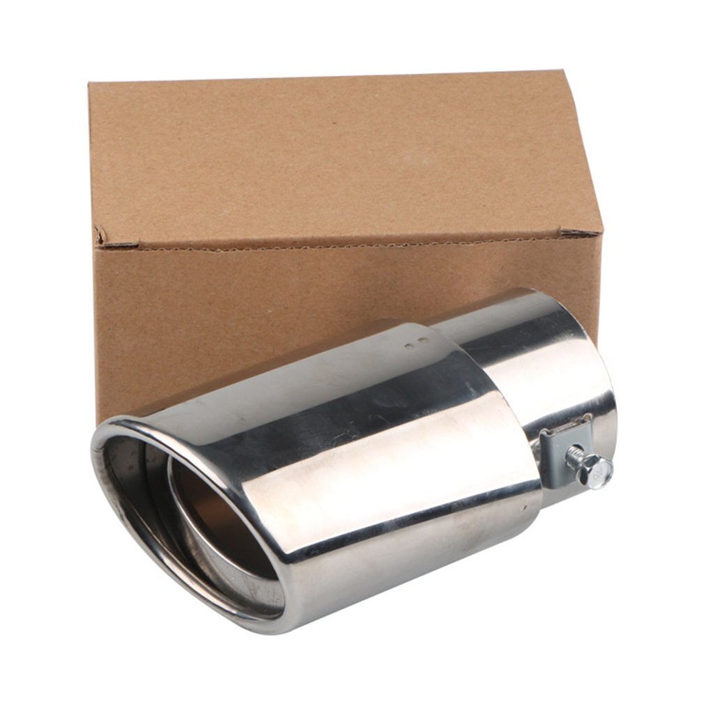 Throat Modified Exhaust Pipe Stainless Steel Silencer Universal Stainless Steel Car Exhaust Tail Muffler