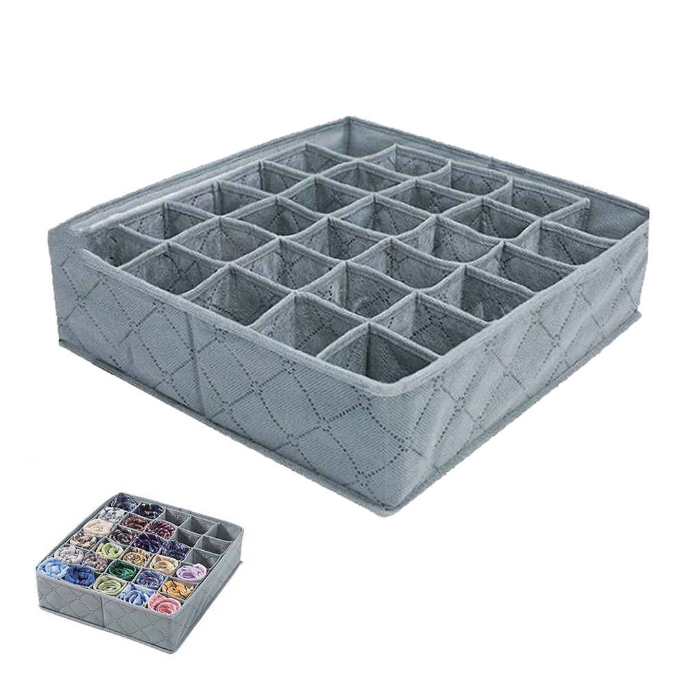 30 komórka bambusowy węgiel drzewny bielizna krawaty skarpetki szuflada Organizer robić szafy skrzynka