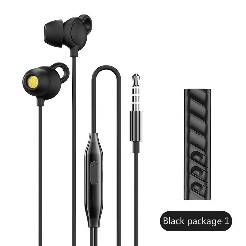 Auricular para dormir sin dolor con cable, cómodo para dormir debajo de la almohada, auriculares de conversión con micrófono, Bluetooth, novedad de