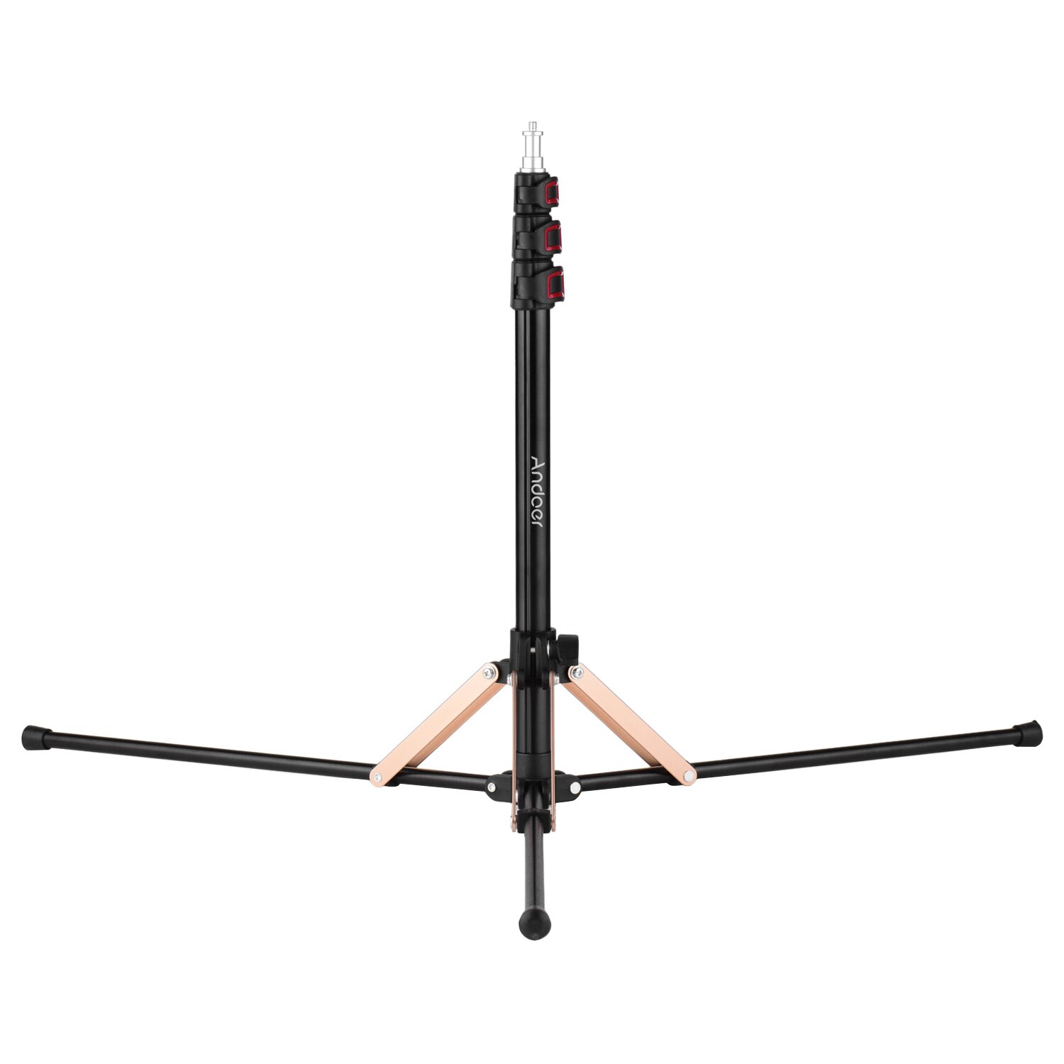 190cm/74.8 Inch Portable Aluminum Alloy Photography Light Stand Reverse Folding Leg Stand with 1/4 Inch Screw for Ring Light