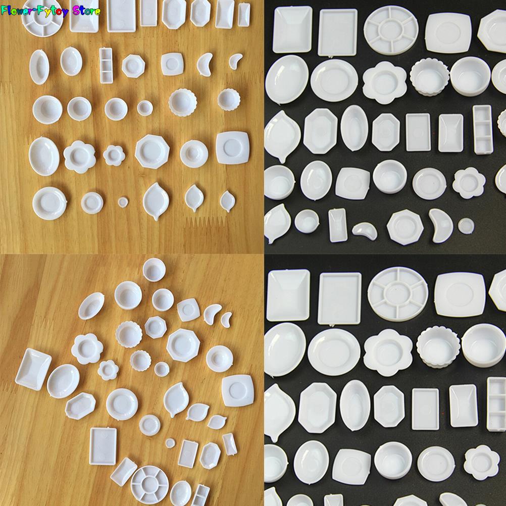 33 Stks/set Keuken Mini Servies Miniaturen Cup Plate Decor Speelgoed Voor Kinderen Meisjes Pop Accessoires