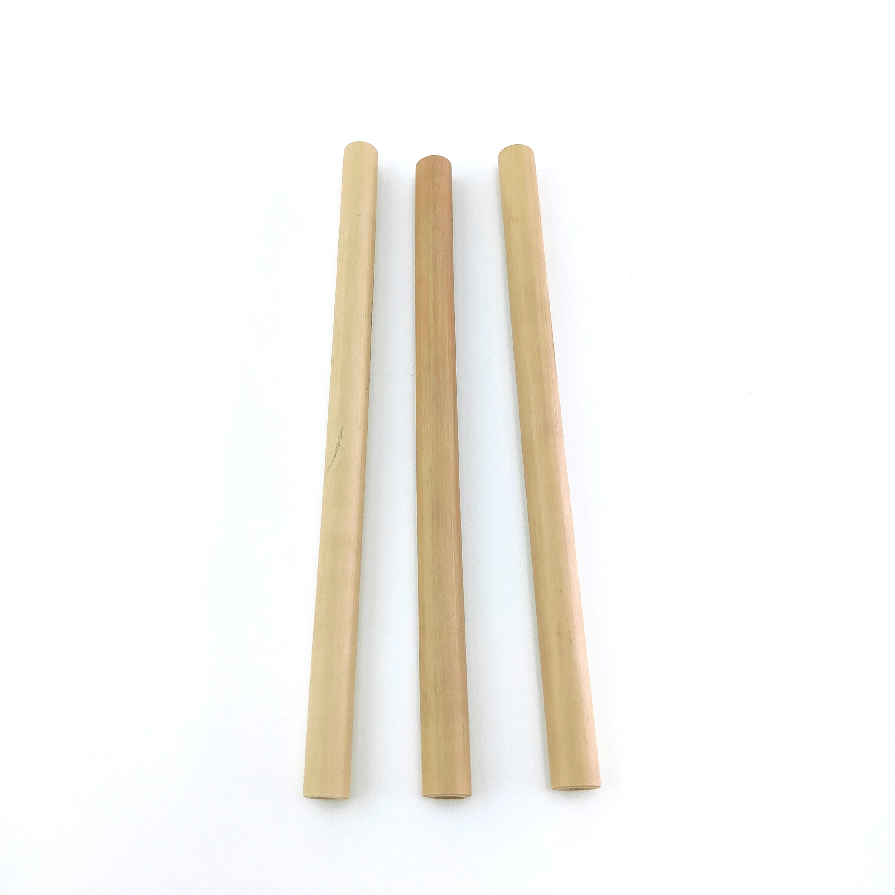 Pajitas biodegradables de bambú reutilizables, pajillas gruesas orgánicas para beber, perlas ecológicas, burbuja para té, leche, zumo de cóctel, 20x1cm