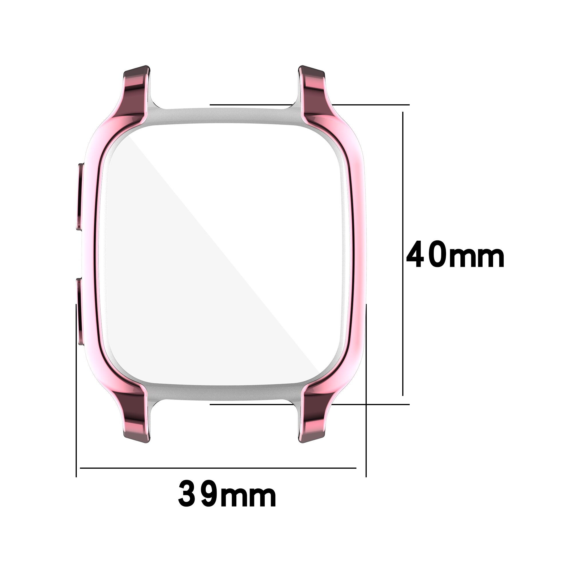 Zenheo Beschermhoes Cover Voor Garmin Venu Sq Soft Tpu Gevallen Voor Garmin Venu Sq Muziek Horloge Full Screen Protector shell