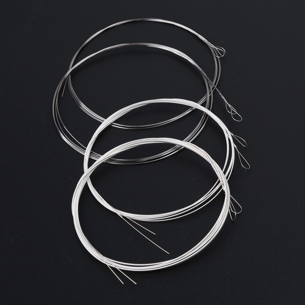 8pcs/set M100 Mandolin String Steel Silver-Plated Copper Alloy Wound (.010-.034)