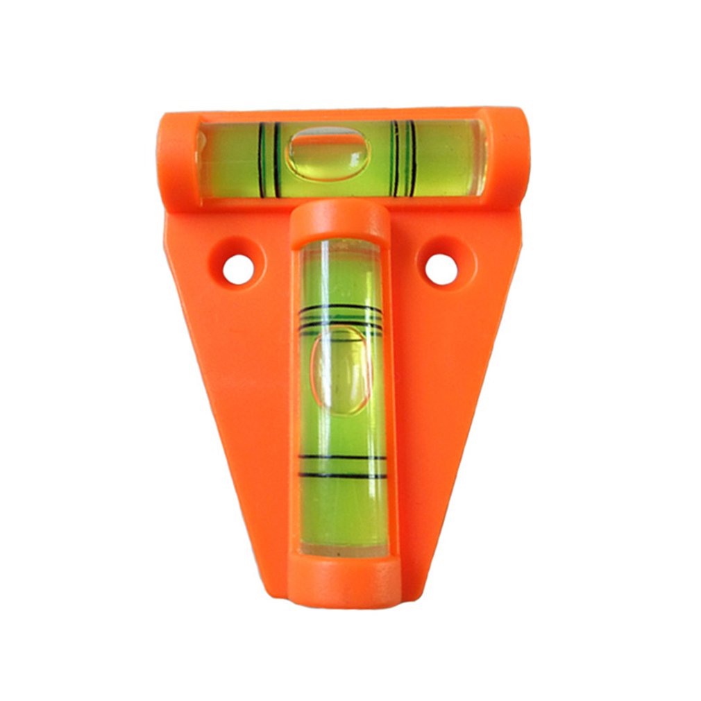 Niveau à bulle de Type T, mesure plastique, ajusteur Vertical et Horizontal, remorque, accessoires de bateau de camping-car, pièces 1 pièce: Orange