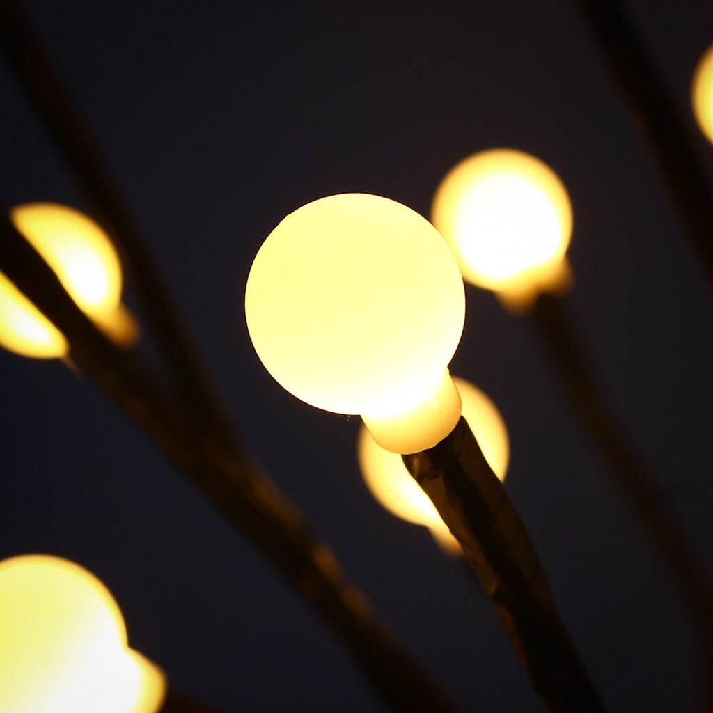 20 heads Led Solar Power Tree Light Yard Lawn Landscape Lamp Decor Outdoor Garden Courtyard Christmas Decoration Solar Light