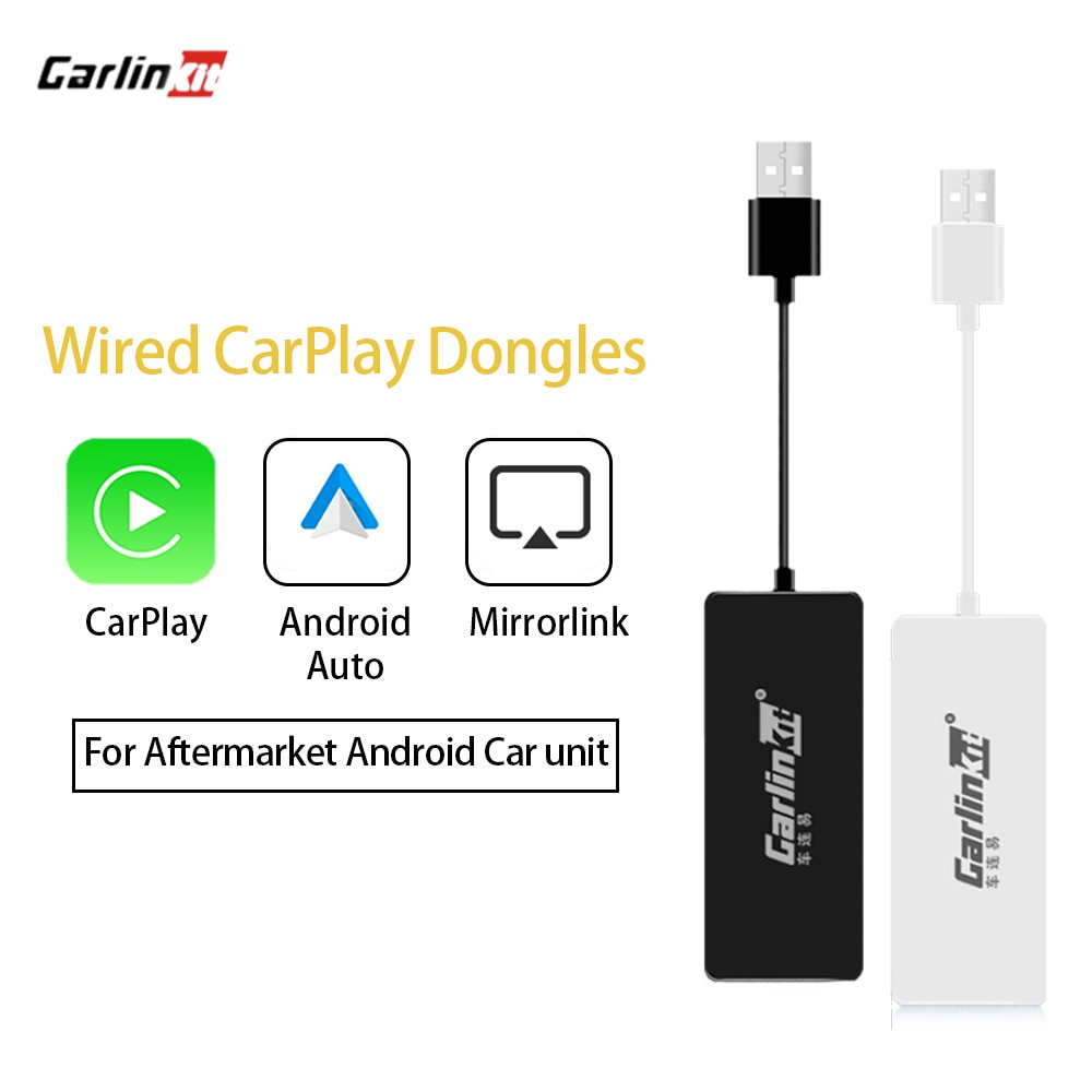 Carlinkit Apple Carplay Usb Auto Dongle Voor Android Auto Apple Auto Carplay Dongle Adapter Ondersteuning Spiegel-Link Ios 14 14 Kaart Muziek
