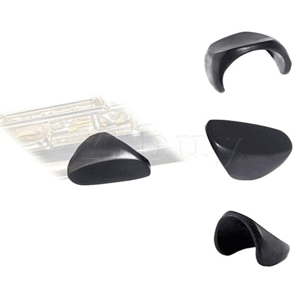 Yibuy flauta reposapiés de goma cojín negro instrumentos flauta Accesorios
