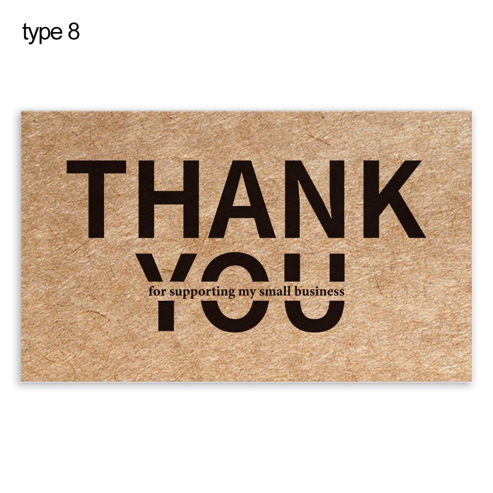 Cartes postales en papier kraft GT "Merci pour votre commande", cartes de voeux, attro, au détail en ligne, appréciation express, 30 pièces: Bleu