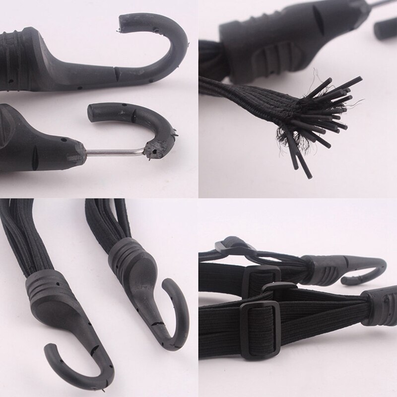Sangle élastique pour casque de moto, force rétractable, bagages, corde élastique, bande de cerclage, crochet de ceinture, pièces de moto