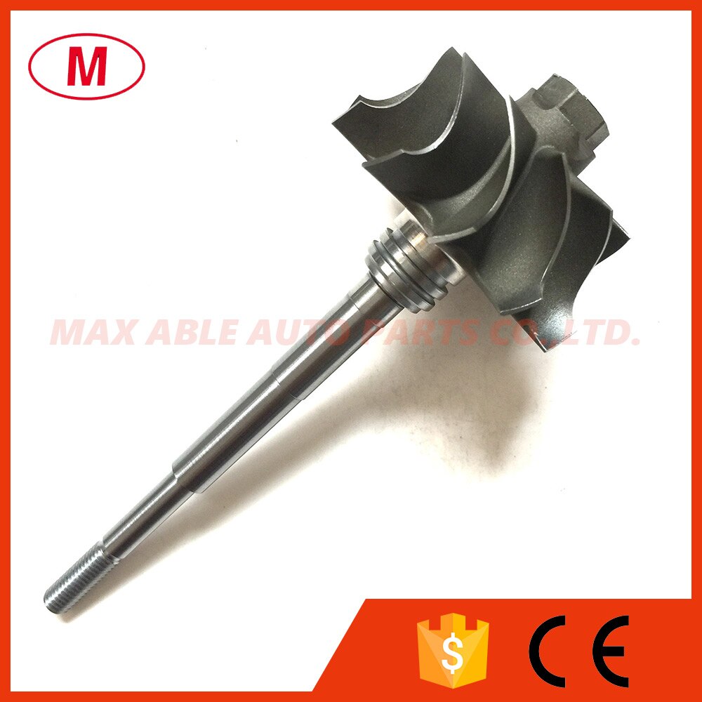 GT2554R/GT2560R 41.70/53.00 11 blades Turbocharger Ball bearing Turbo turbine shaft&wheel/turbine wheel 6.45mm tip height