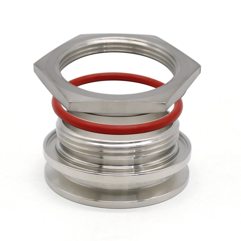 No Welded Baffle Sanitary SS 304 Stainless Steel 1.5" 2" Tri-Clamp Water Tank Inlet Homemade Trial