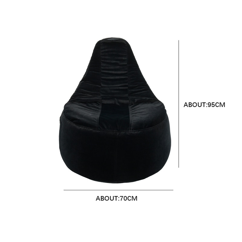 Dmuchana sofa pokrywa mikro aksamitna tkanina worek fasoli leżak zestaw wypoczynkowy meble robić salonu bez wypełniacza pufa ptyś kanapa Tatami