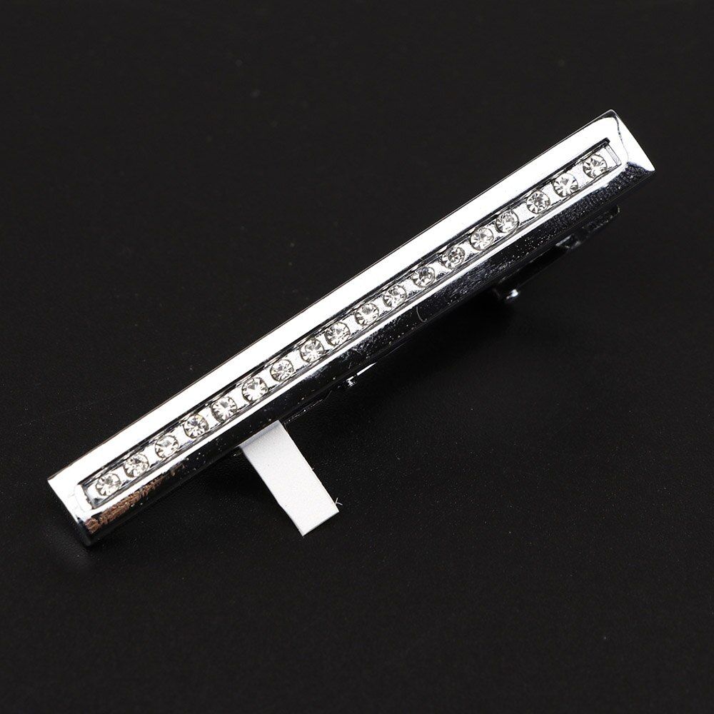 Brand Tie Clip Sieraden Eenvoudige Emaille Mens Business Luxe Bar Pinch Sluiting Tie Pin: 21