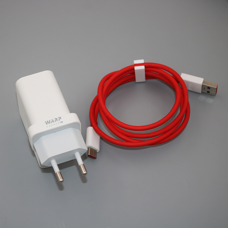Original OnePlus Warp Charge 30 Power Adapter EU 30W Dash Charge For One plus 1+ 8 7 7T 7T Pro 6T Nord 150CM Fast Charger Cable: EU add cable