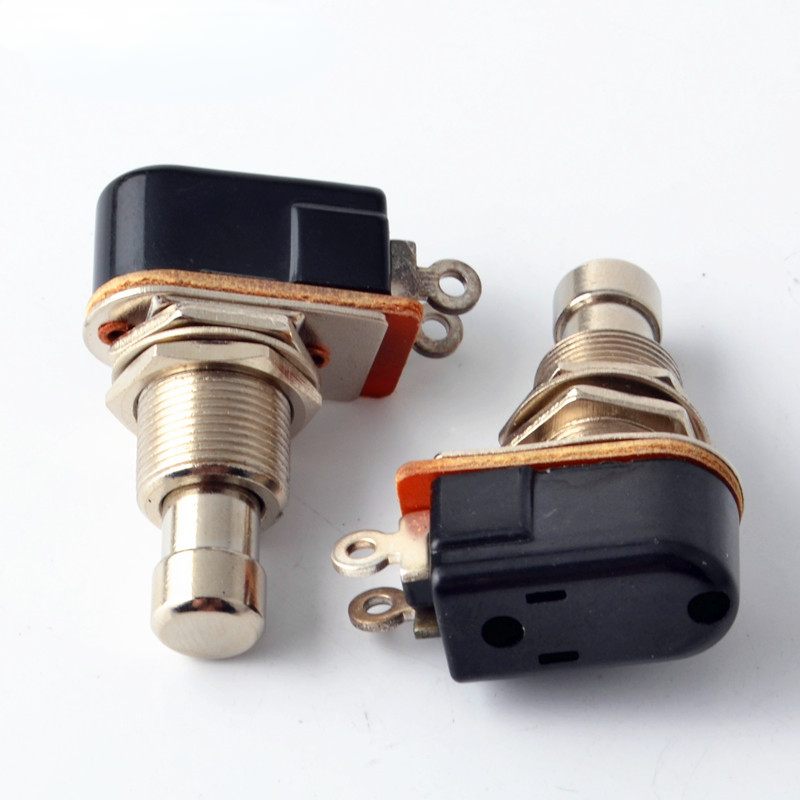 Kortstondige Spst Soft Touch Drukknop Stomp Voetpedalen Elektrische Gitaar Switch Off-Momentary Op
