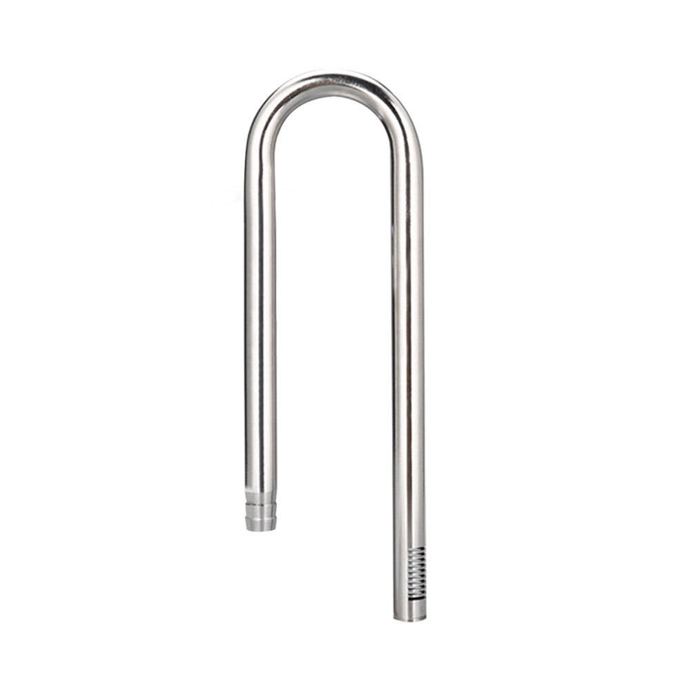 2pcs Waterflow Adjustable Cleaning Tool Home Inflow Outflow Aquatic Lily Pipe Set Rustproof Stainless Steel Smooth