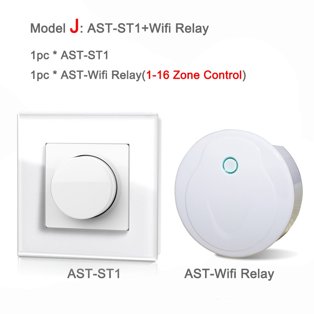 220V Led Dimmer Triac 230V 110V Ac Draadloze Rf 2.4G Afstandsbediening Dimbaar Knop Lichtschakelaar Smart wifi Controller Dimmer Voor Led Lampen: Model J