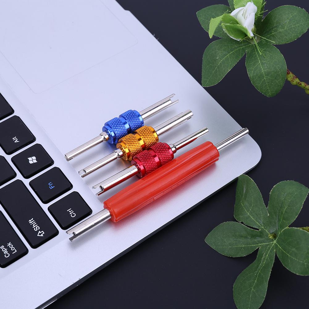 Universal Tire Valve Core Stems Remover Screwdriver Auto Truck Wheel Repair Install Remove Tool Car Styling Dual Use Tools