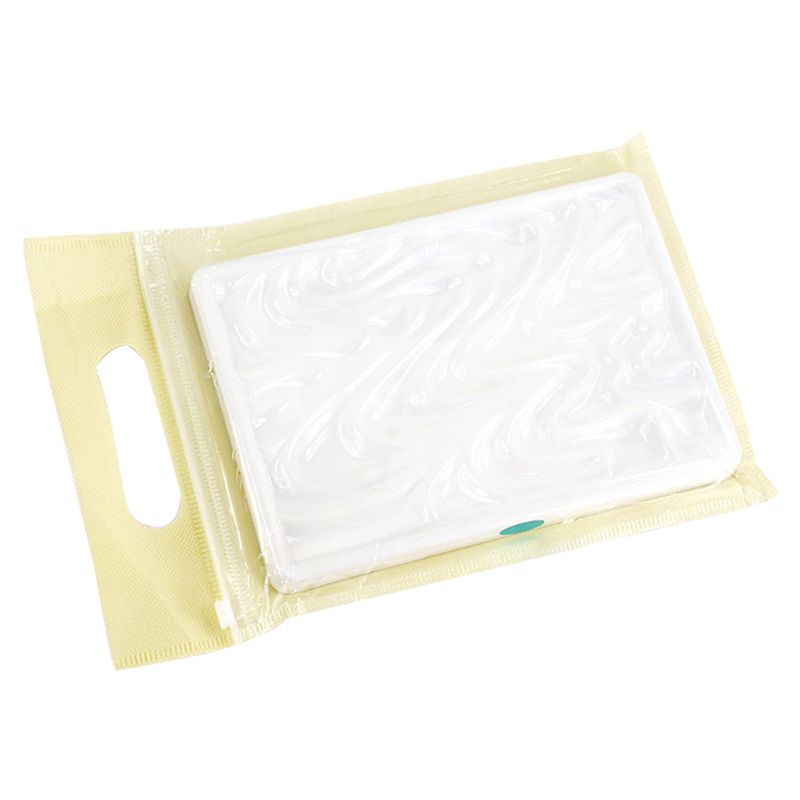 Golvend Imitatie Keramische Paletten Vierkante Aquarel Te Schoon Paletten Lade Voor Kunstenaar Aquarel Gouache Schilderij Kleuring