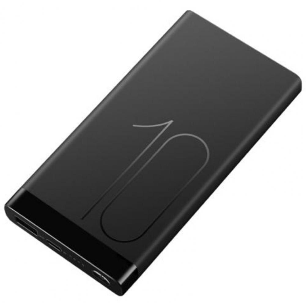 Niet-Giftige Siliconen Power Bank Beschermhoes Pouch Opbergtas Draagtas Voor Huawei Glory 10000Mah Power Bank AP09Q/S: Black