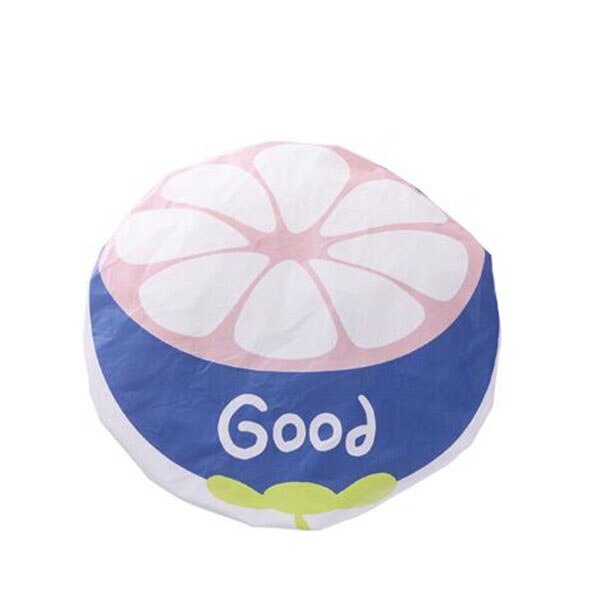 OYOURLIFE Bathroom Cartoon Waterproof Bath Cap Douche Cap Elastic Band Shower Hat For Women Hair Protective Cosmetic Cap: 2