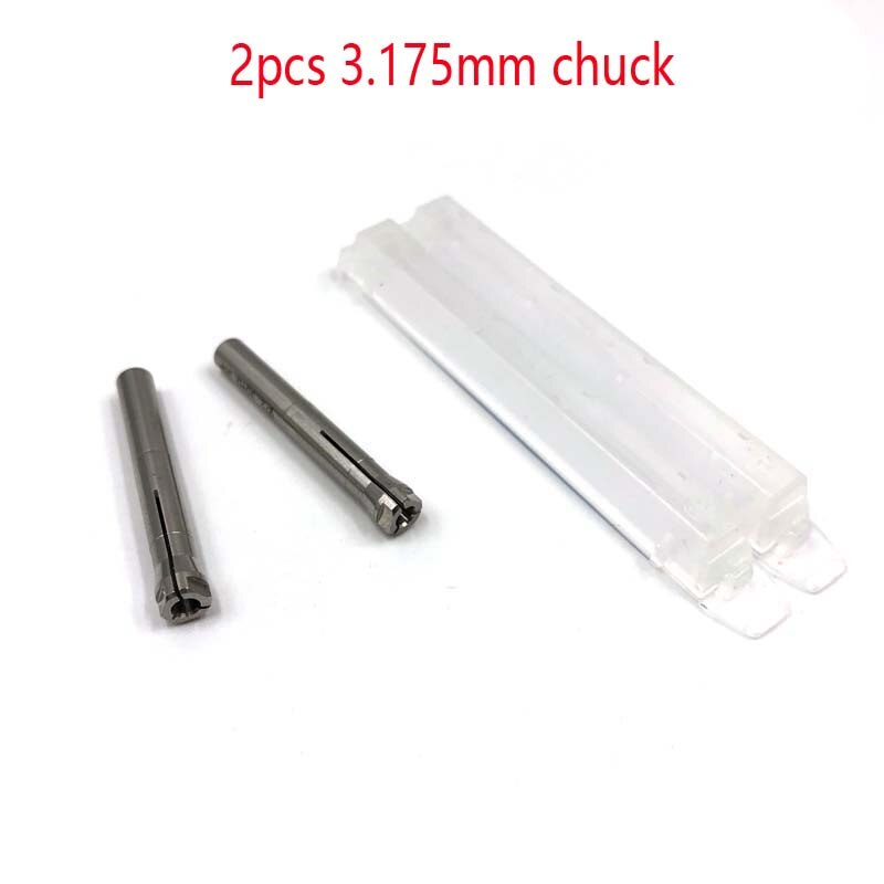 DENTAL 2.35mm 3.0mm 3.175mm Micromotor Collet Chuck for Strong 210 102L 105L SAEYANG MARATHON Polishing Handpiece: 2 PCS 3.175mm