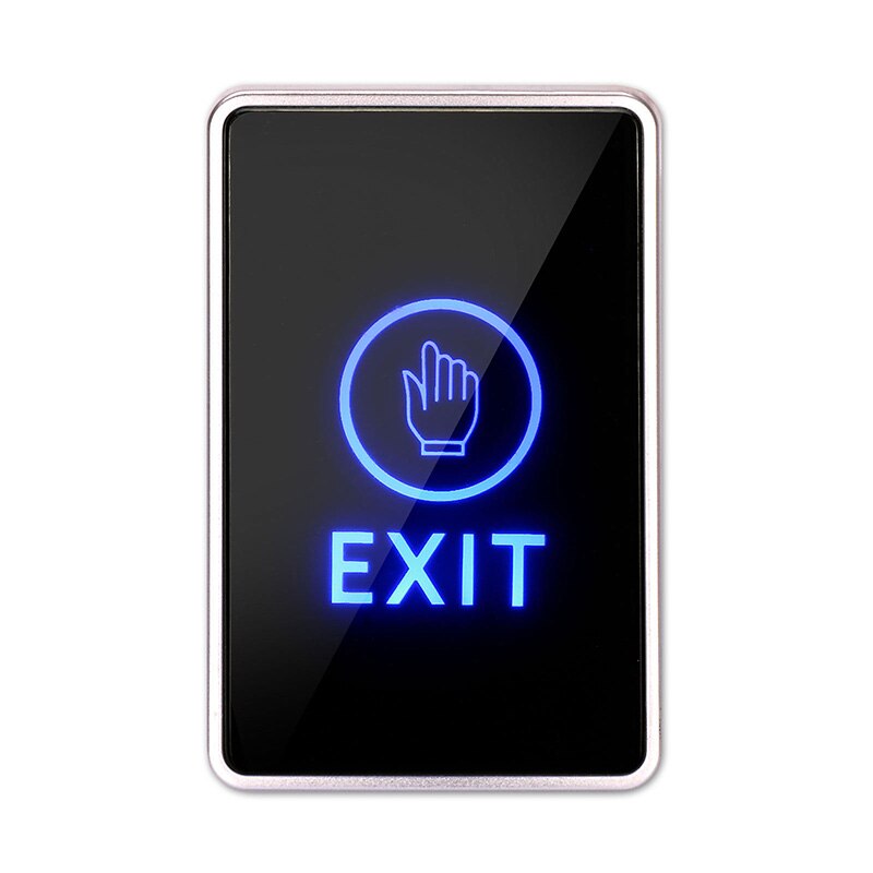 Elektronische deurslot 12 volt schakelaar panel rfid LED light touch release exit toegangscontrole