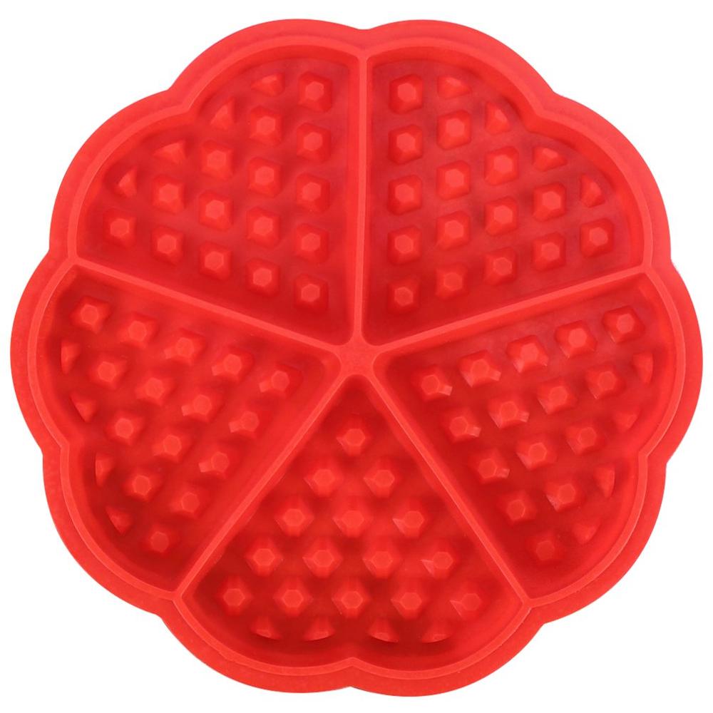 DIY Waffle Mold Maker Pan Microwave Baking Cookie Cake Muffin Silicone Bakeware Cooking Tools Kitchen Accessories Supplies: 3