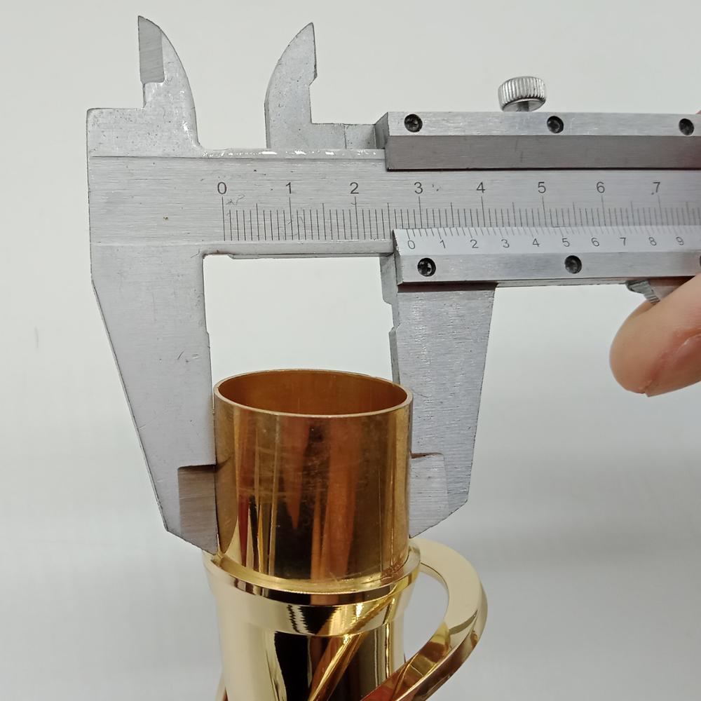 Muziekliefhebber clubinstrument tenorsaxofoon hals messing antiek koper simulatie brons saxofoon hals accessoires