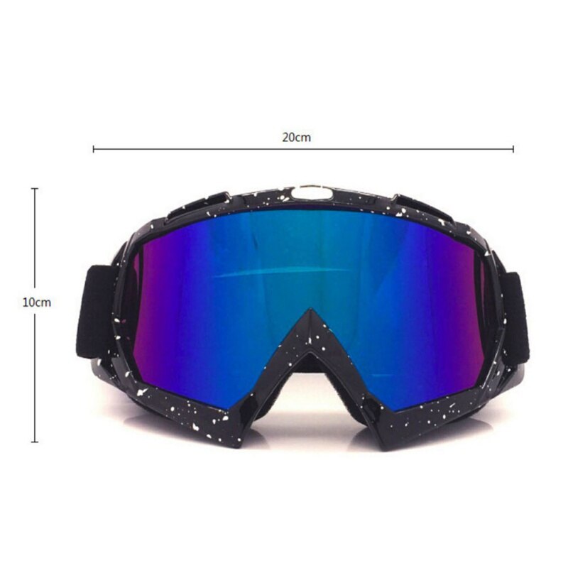 Unisex skibril snowboardmasker winter sneeuwscooter motorcross zonnebril winddicht uv-bescherming wintersportbril