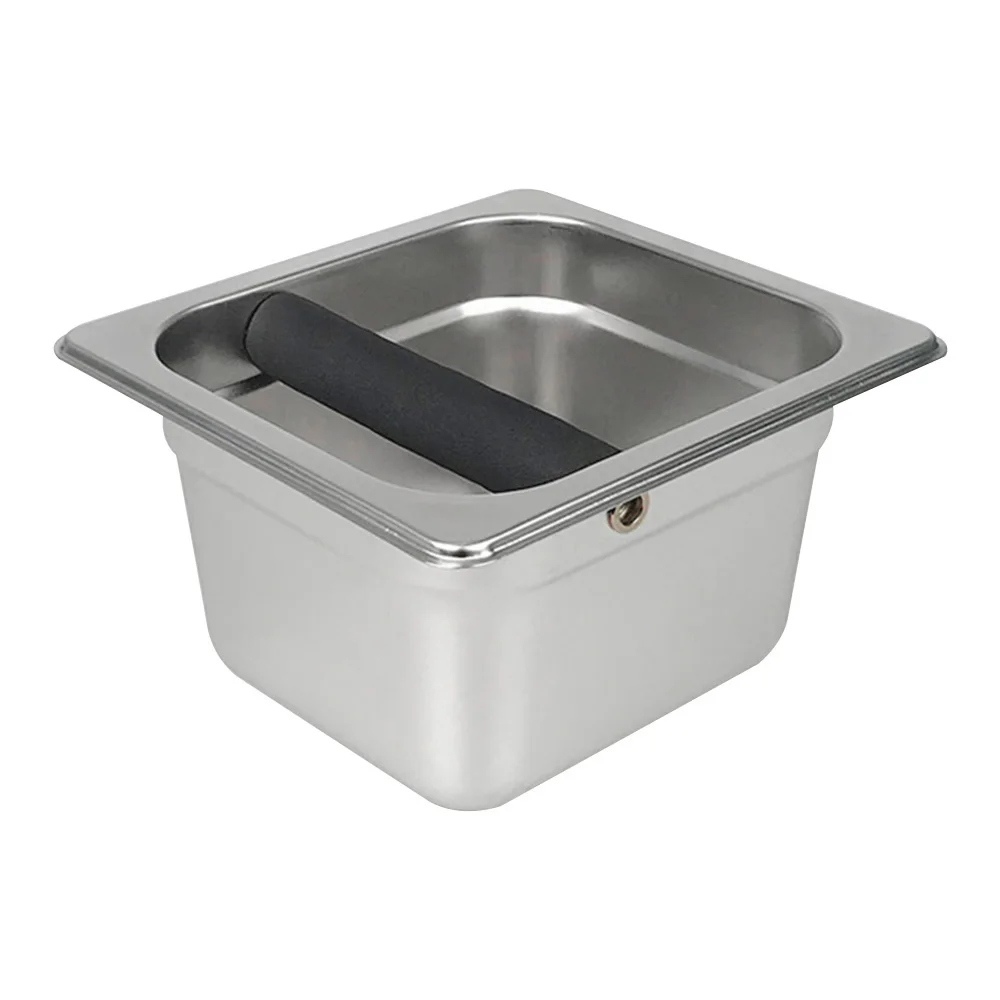 Coffee Knock Box Espresso Dump Bin for Barista Coffee Grind Anti-slip Espresso Dump Bin Grind Waste Bin Coffee Grounds Bucket: Default Title