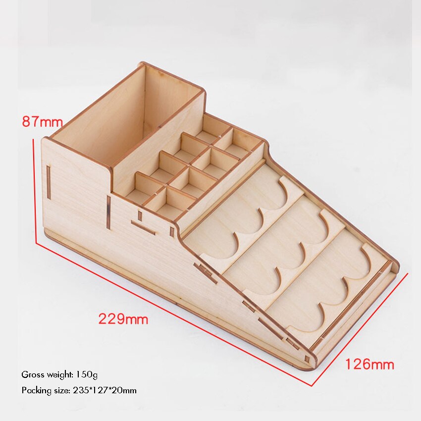 Leather Craft Tool Holder, Leather Tool Organizer Leather Holder Tool Wooden Craft Stand Holder Organizer Storage, 4 Styles: 301