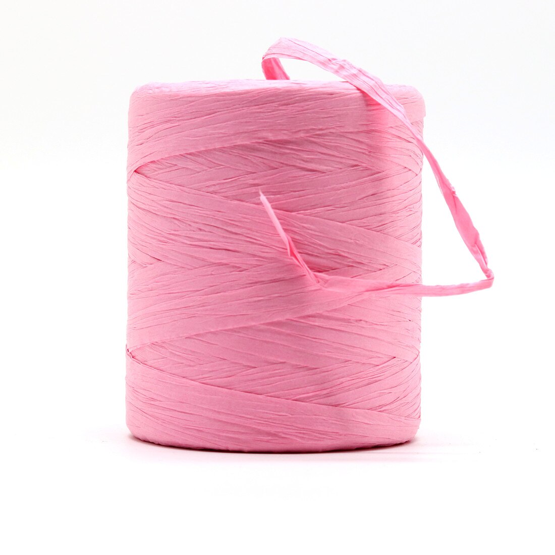 180 M/Roll Raffia Touw Garen Biologische Stro Garen Voor Breien Zomer Hoeden Tassen Geschenkdoos Verpakking Inpakpapier twijn Rope: pink