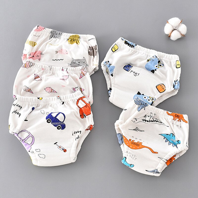 Baby Herbruikbare Luiers Katoen Kind Luier Wasbare Jongens En Meisjes Training Broek Voor Alle Seizoenen