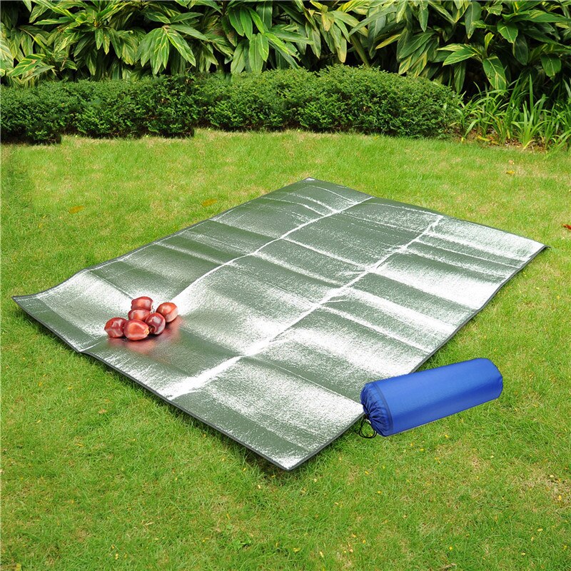 Waterdicht pad Opvouwbaar Opvouwbare Slapen Matras Mat Outdoor Camping Picknick Mat vochtbestendige Mat Aluminium Film Tent Pad