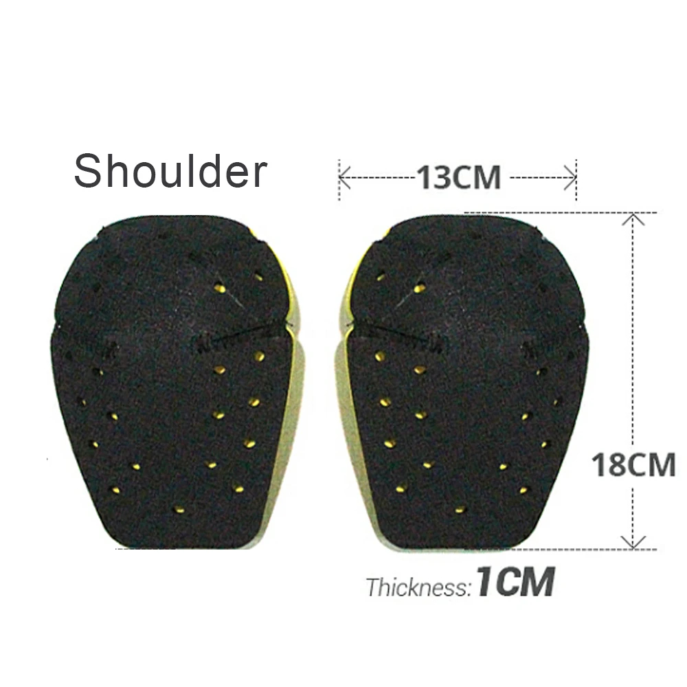 DUHAN EVA Motorfiets Kniebeschermer Rodilleras Kniebeschermer Motocross Schouders Ellebogen Terug Beschermende Uitrusting Moto Terug Pads Biker: Black