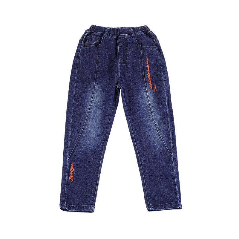 Ienens crianças meninos roupas de brim reta calças compridas crianças do bebê denim roupas cowboy calças jovens menino casual estiramento jeans
