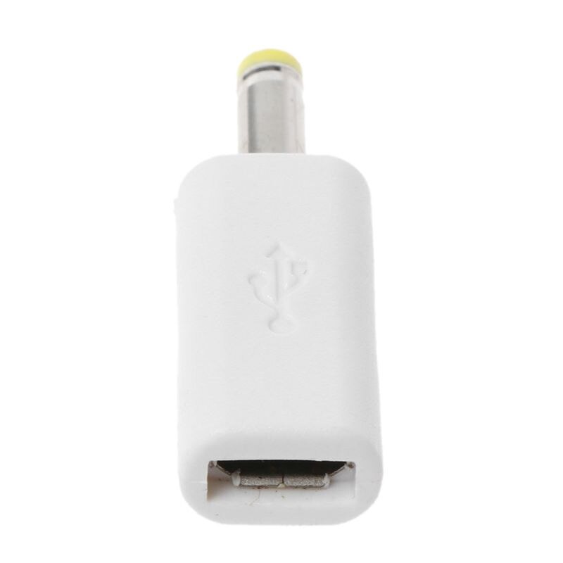 Micro USB Female To DC 4.0x1.7mm Male Plug Jack Converter Adapter Charge for sony psP and more